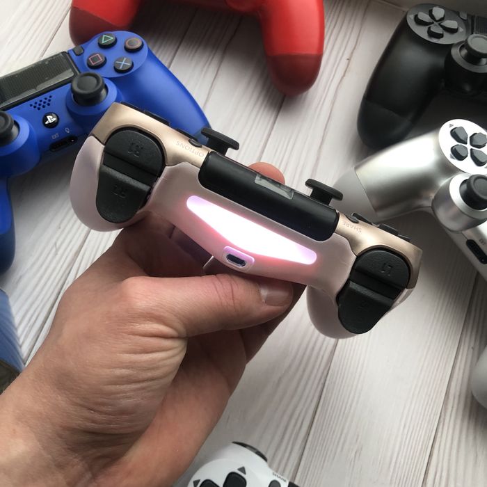 Джойстики для PS 4 Оптом с ЛОГО, гейпады для playstation, DualShock