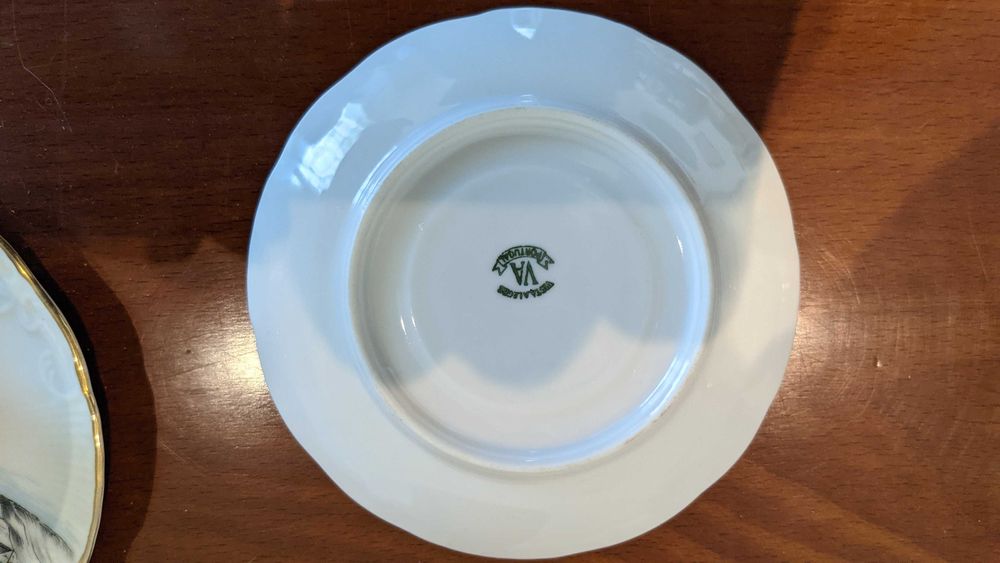 Serviço chá Vista Alegre composto por 15 peças