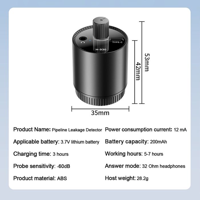 Detector fuga de agua  (Novo)