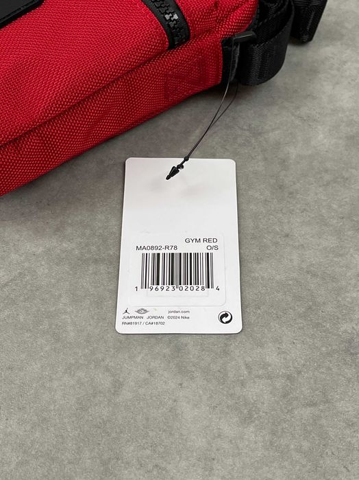 Сумка NIKE JORDAN Rise Festival Bag Оригінал Червона Через Плече Унісекс Чоловіча Жіноча Спортивна Нова