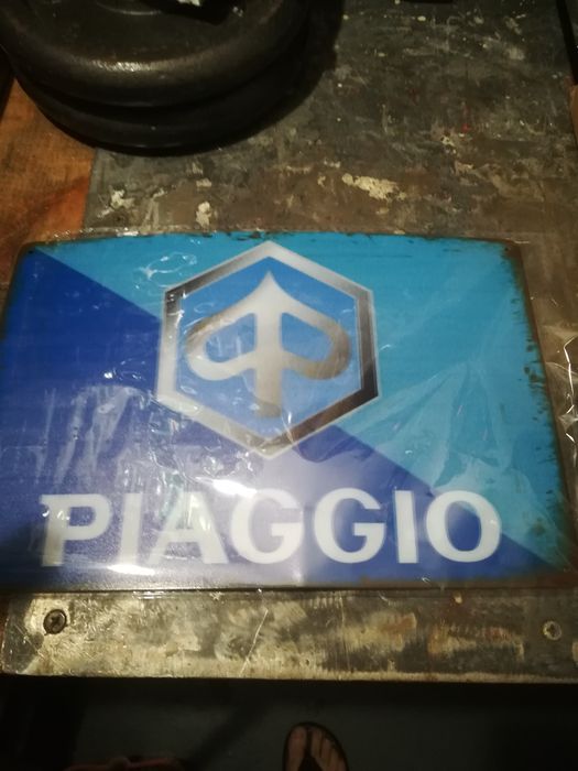 Placa paiggio vintage