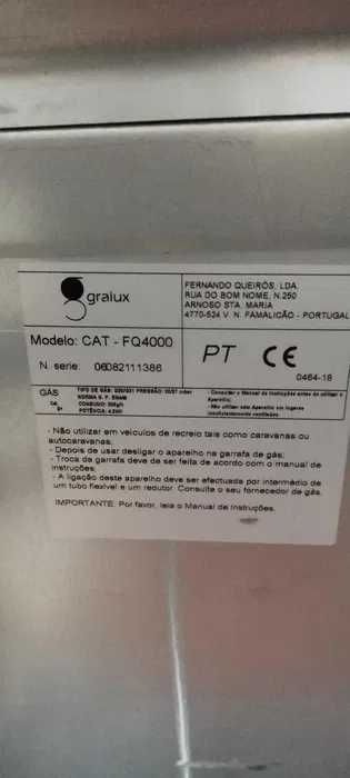 Aquecedor a gás de chama azul