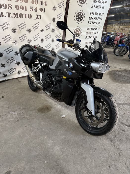 Мотоцикл BMW k1200R ABS кофры, кардан, маятник