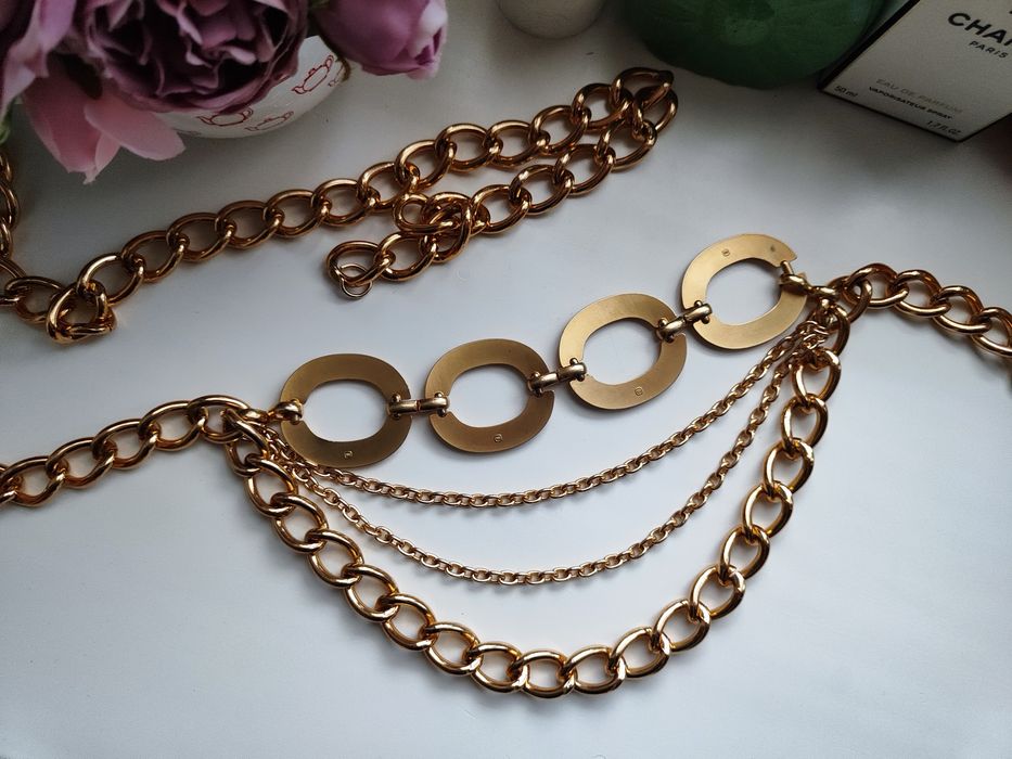 Вінтажний металевий ремінь ланцюг