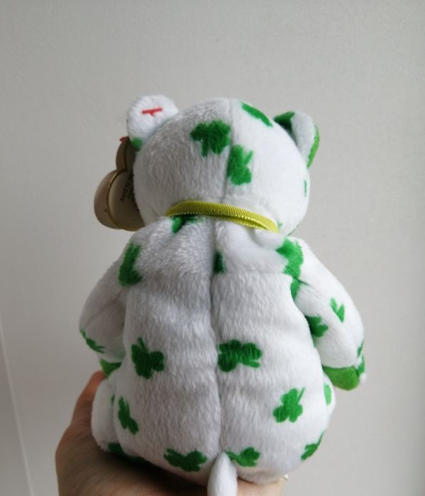 Ty Beanie Babies Clover, Клевер, ведмедик талісман колекційний 2001