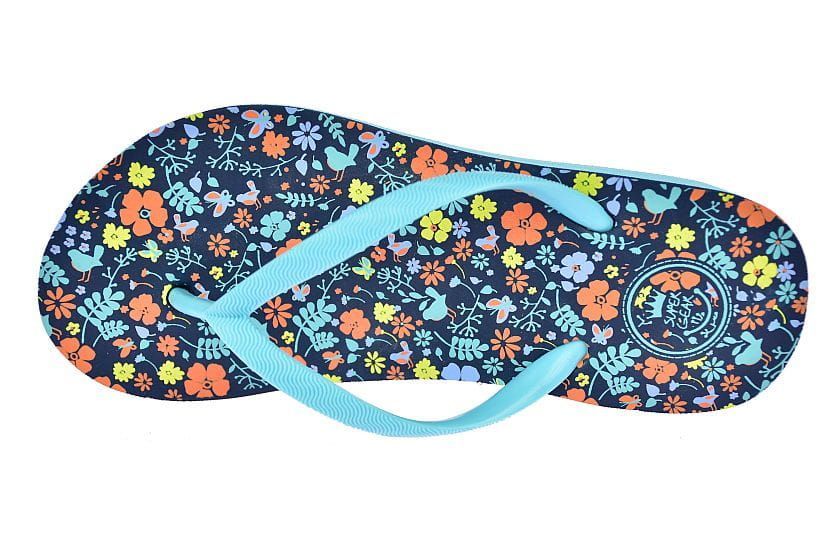 Klapki japonki dziecięce na koturnie B1172 lbl rozm. 28