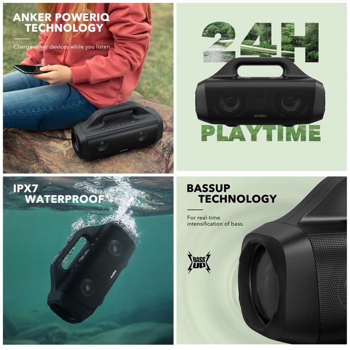 Музична бездротова bluetooth колонка Anker Soundcore Motion Boom 30Вт