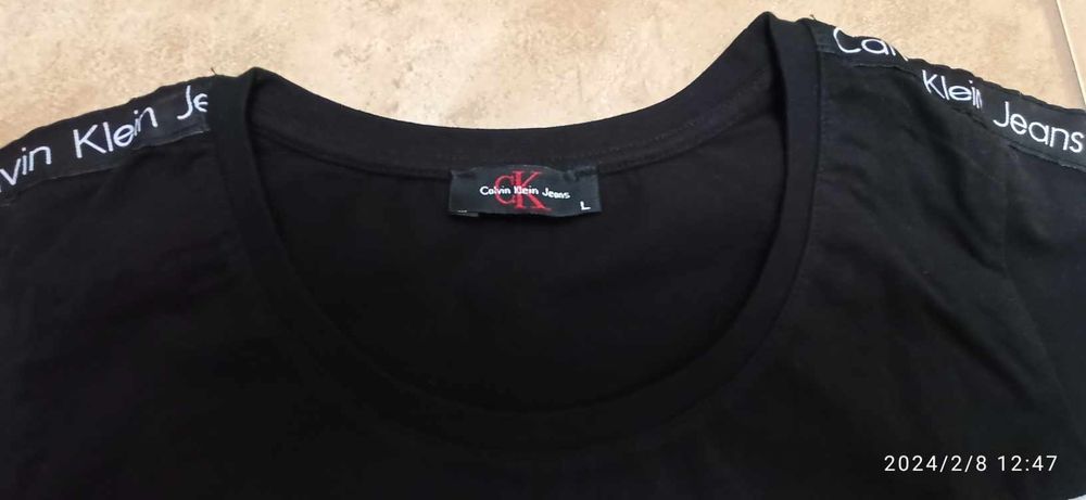 Calvin Klein bluzka damska roz L