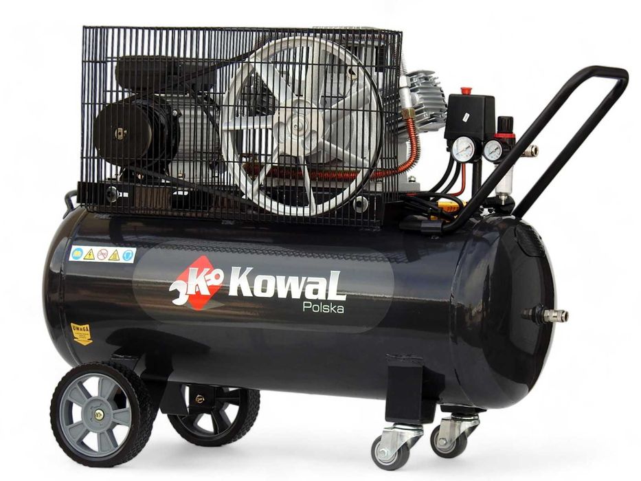 12Bar KOMPRESOR k34 bezolejowy tłokowy 100L sprężarka pompa powietrza