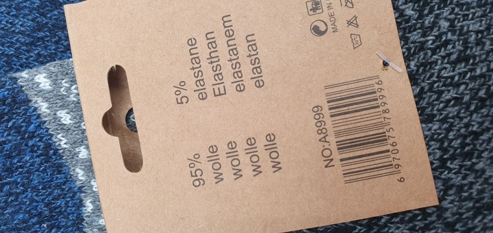 Grube wełniane skarpety męskie 44-46 wełna z Alpaki Alpaka