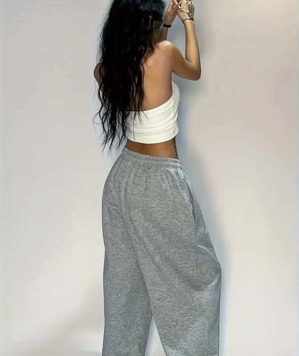 Сірі штани Оверсайз