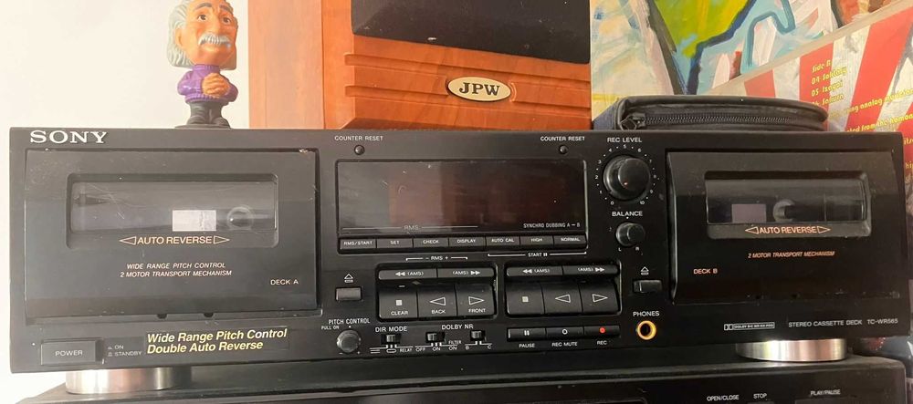 Sony TC-WR565 Leitor e gravador de K7s Duplo Deck