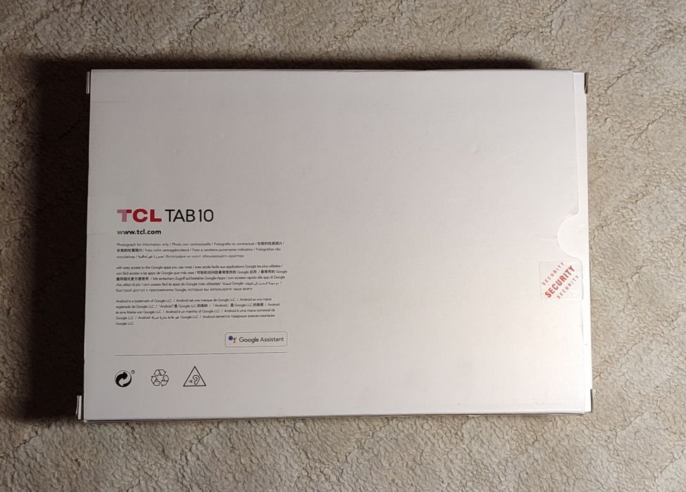 Планшет 10.1" TCL 9460G 4/64Gb 8 ядер Android 12 5500 mAh Чорний