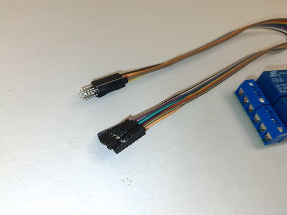 N044 Moduł 2 Przekaźników 5V SRD-05VDC-SL-C Arduino ESP Kabel Nowy