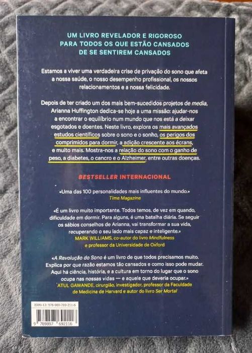 A Revolução do Sono - Arianna Huffington (Durma bem, pela sua saúde)