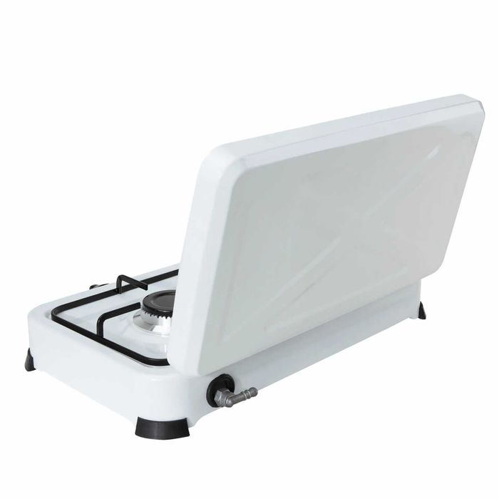 Turystyczna Kuchenka gazowa 2 palnikowa  biala