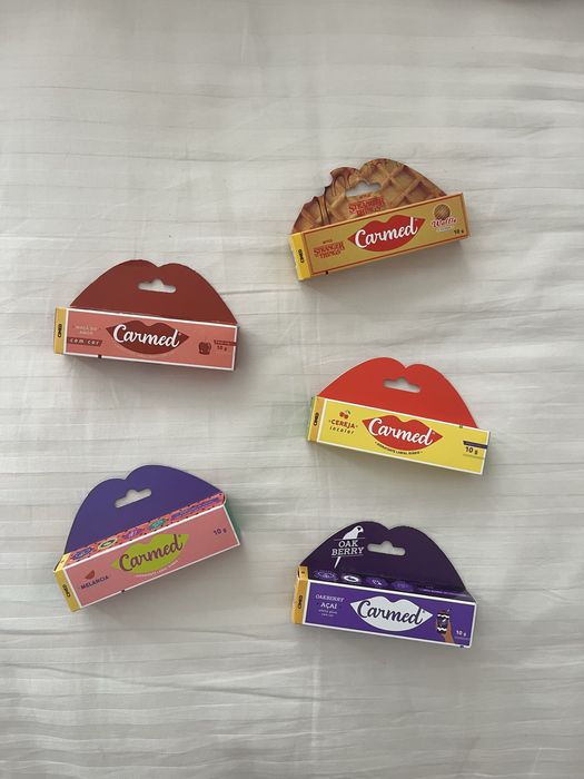 Carmed- melancia, maçã do amor, açai, cereja e waffle do Stranger Thin