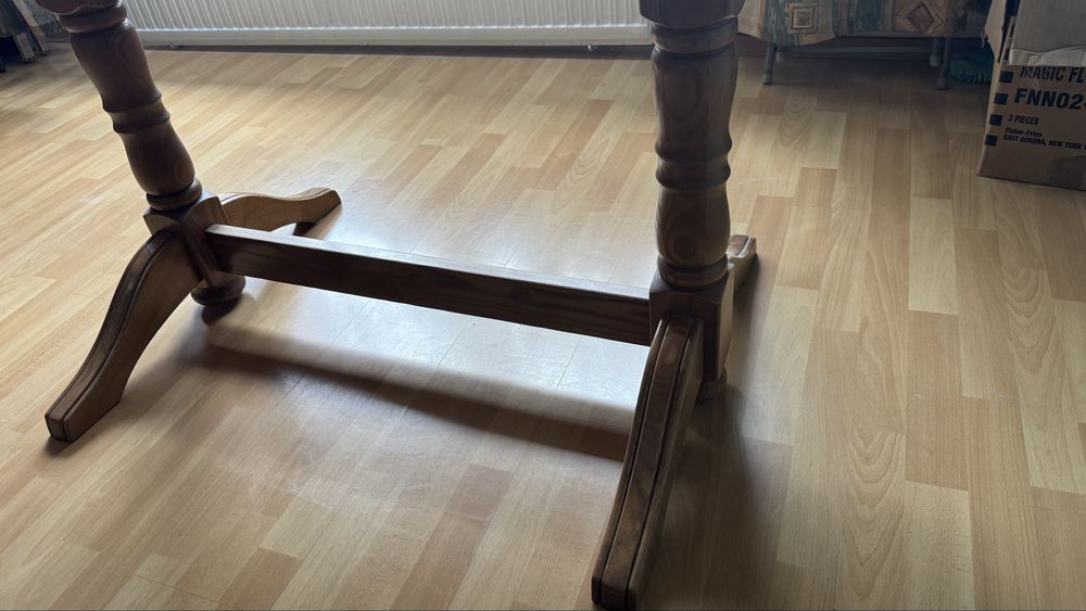 Stół owalny rozkladany drewno