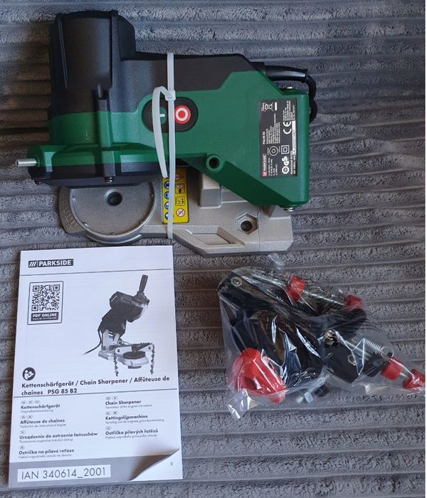 НОВ станок заточки ланцюгів GERMAN Parkside PSG 85/точилка цепів/цепей