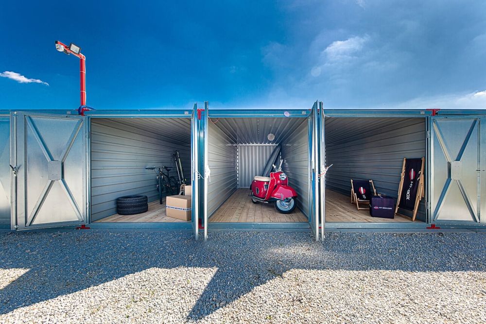 Mały Magazyn samoobsługowy kontener Self Storage