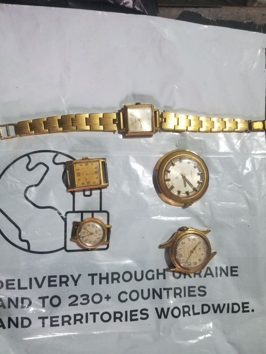 Часы позолота времени ссср