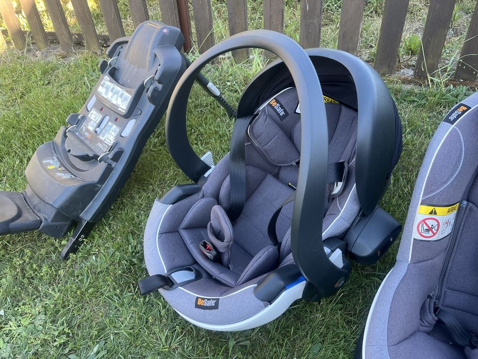 Zestaw fotelikow BeSafe iZi Go Modular i-Size + iZi Modular + baza ISOFIX 3w1
