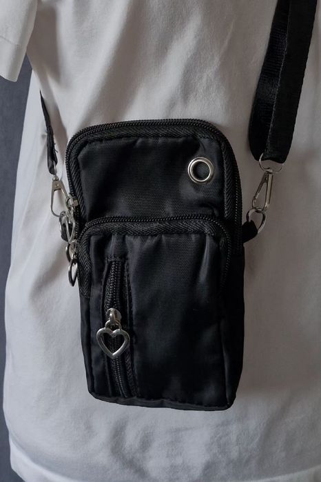 Crossbody damskie czarne