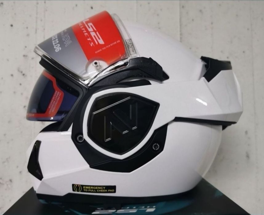 Capacete LS2 FF906 Advant White Gloss ( L )( NOVO )