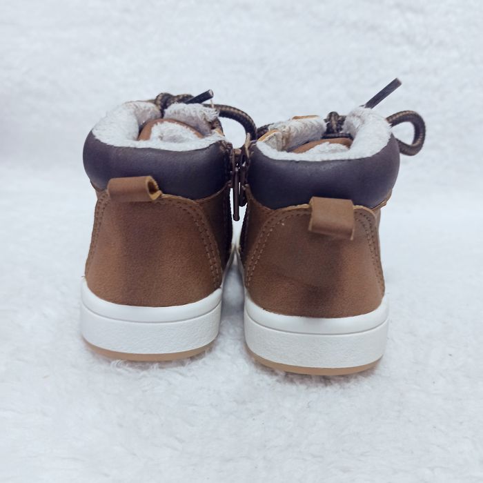 H&M утеплені черевички для хлопчика, 18/19 розмір, устілка 12- 12.5 см