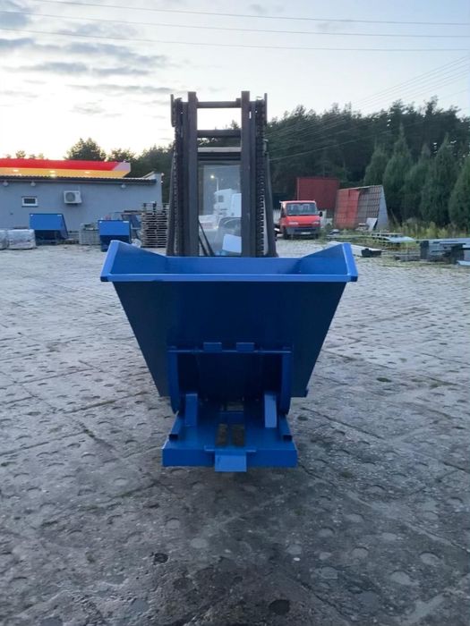 Pojemnik samowyładowczy 1,1 m3 koleba na odpady