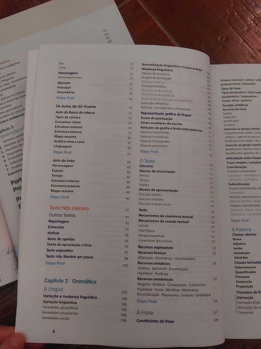 Livros Preparação para a prova final 9° ano