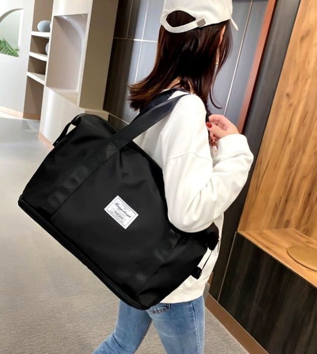 Torba czarna podróżna do samolotu podręczna RYANAIR