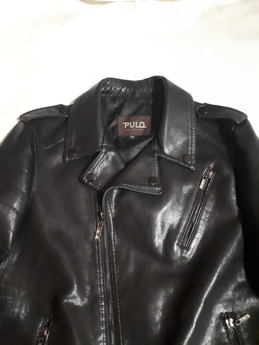 Кожаная  мужская  куртка  (косуха)  Турция