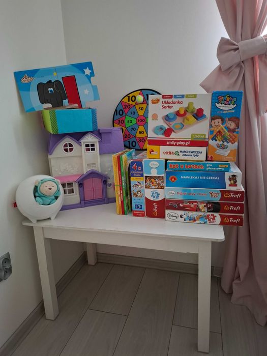 Zestaw komplet gier puzzle sorter 2+ 3+