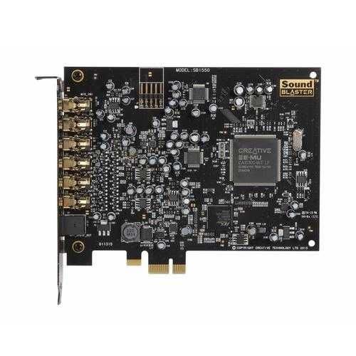 Placa Som PCIe Creative Sound Blaster Audigy RX 7.1 Eax HD 106 dB SBX