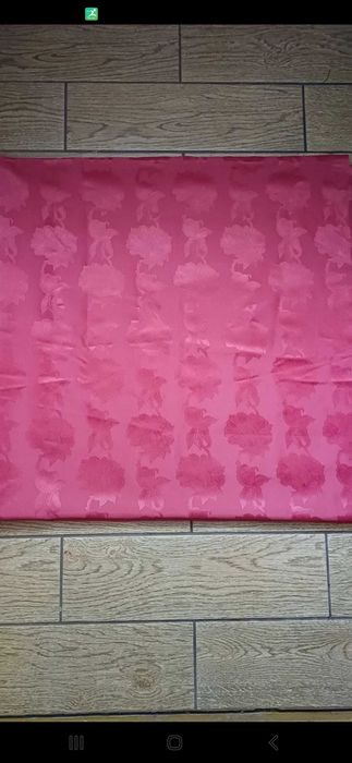 Bordowe zasłony 2,83 x 1,50 cm# 5 sztuk materiału