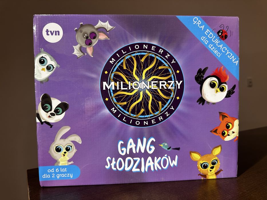 Milionerzy Gang Słodziaków – gra edukacyjna dla dzieci, komplet