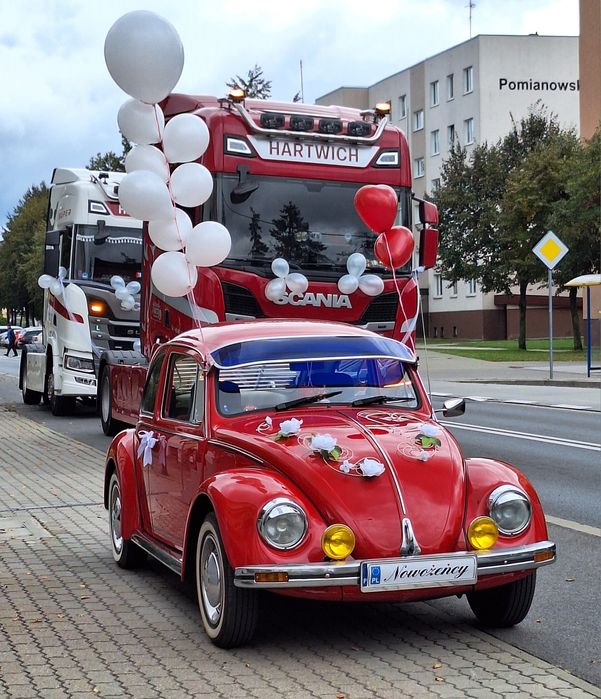 auto do ślubu event klasyk garbus