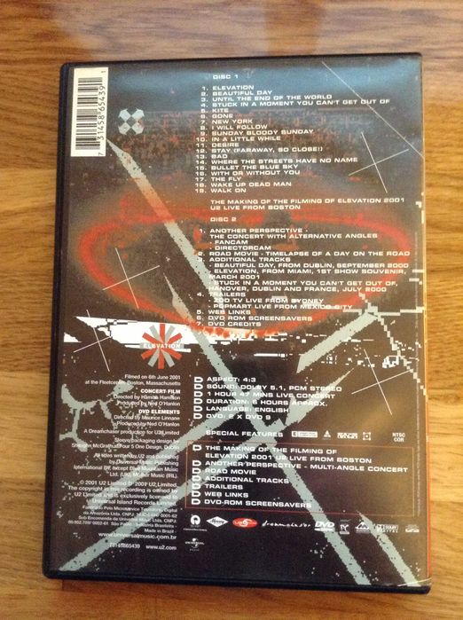 U2 - Elevation Live From Boston (DVD)64738225550849121