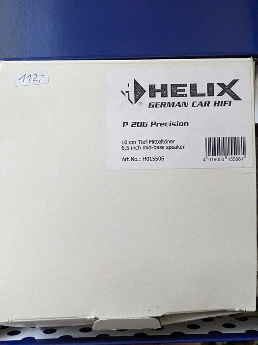 Динамік мідбас Helix P206 Precision: 4 300 грн. - Колонки