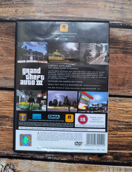 Grand Theft Auto GTA III PS2