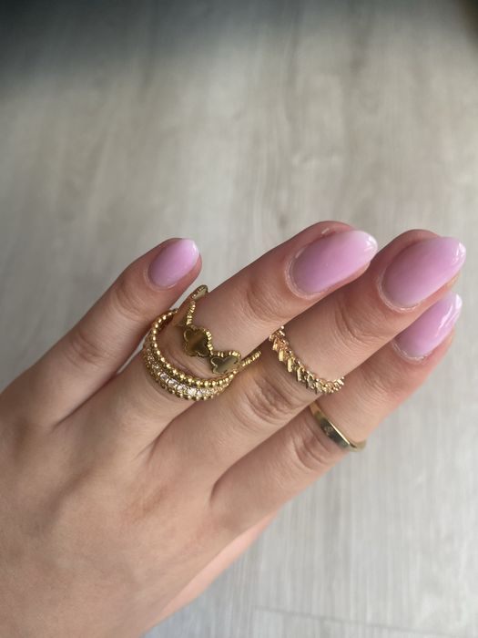 Aneis dourados aço inoxidável