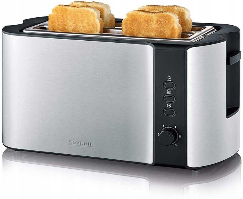 Toster Severin AT 2590 srebrny/szary 1400 W