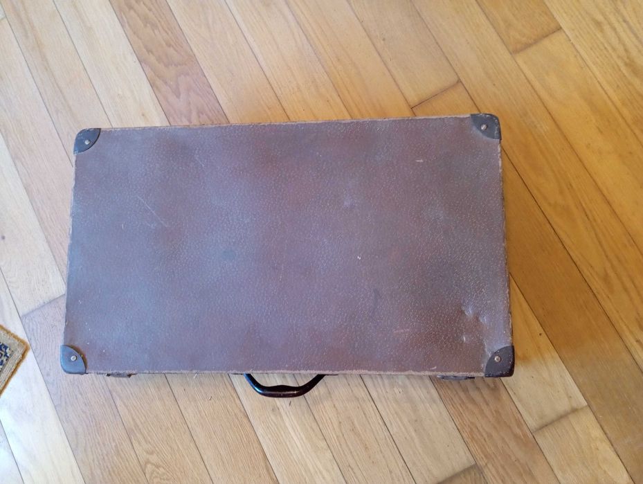 Mala de cartão de viagem ( genuína em cartão prensado )