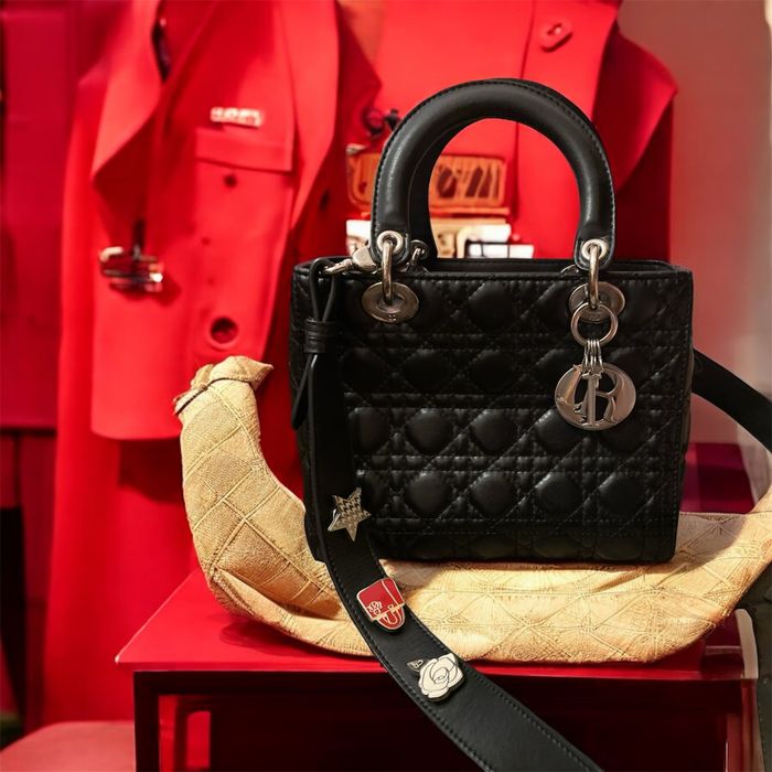 Dior lady шкіряна сумочка