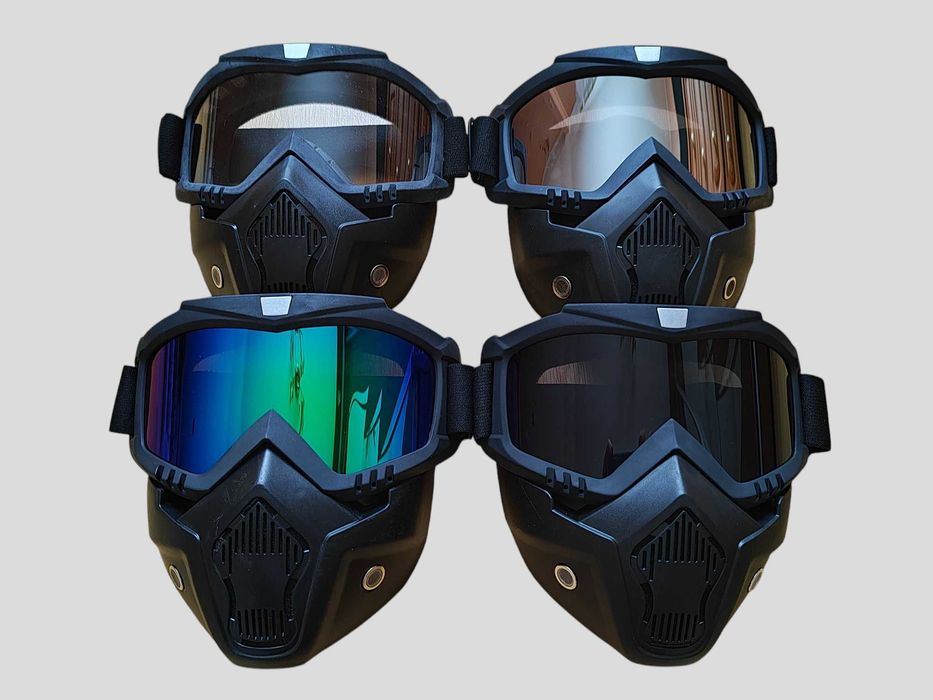 Захисна маска трансформер, кросові ендуро мото окуляри
