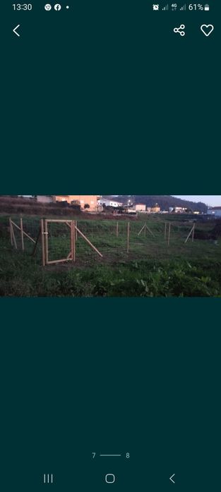 Vedações com redes ou painéis/ coberturas