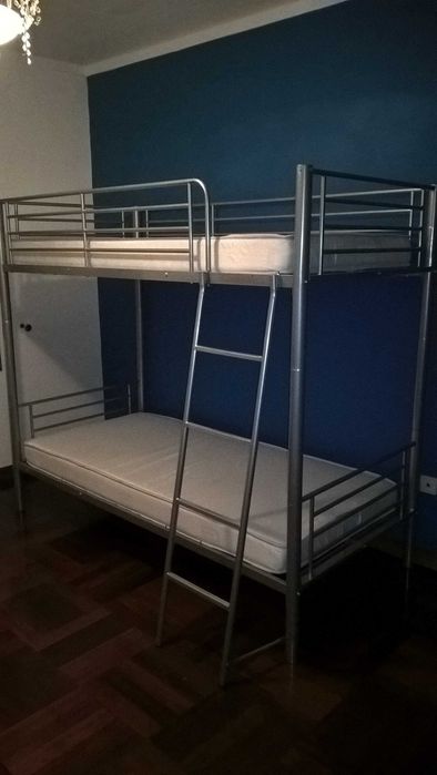 BELICHE de METAL/AÇO - 2 Camas em beliche ou individuais