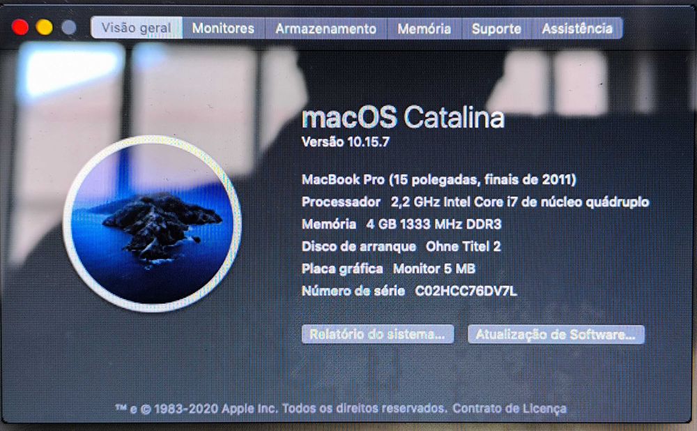 MacBook Pro 15 polegadas