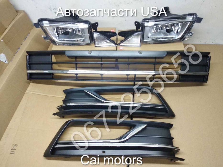 Противотуманные фары противотуманки туманки решетка Passat B8 USA